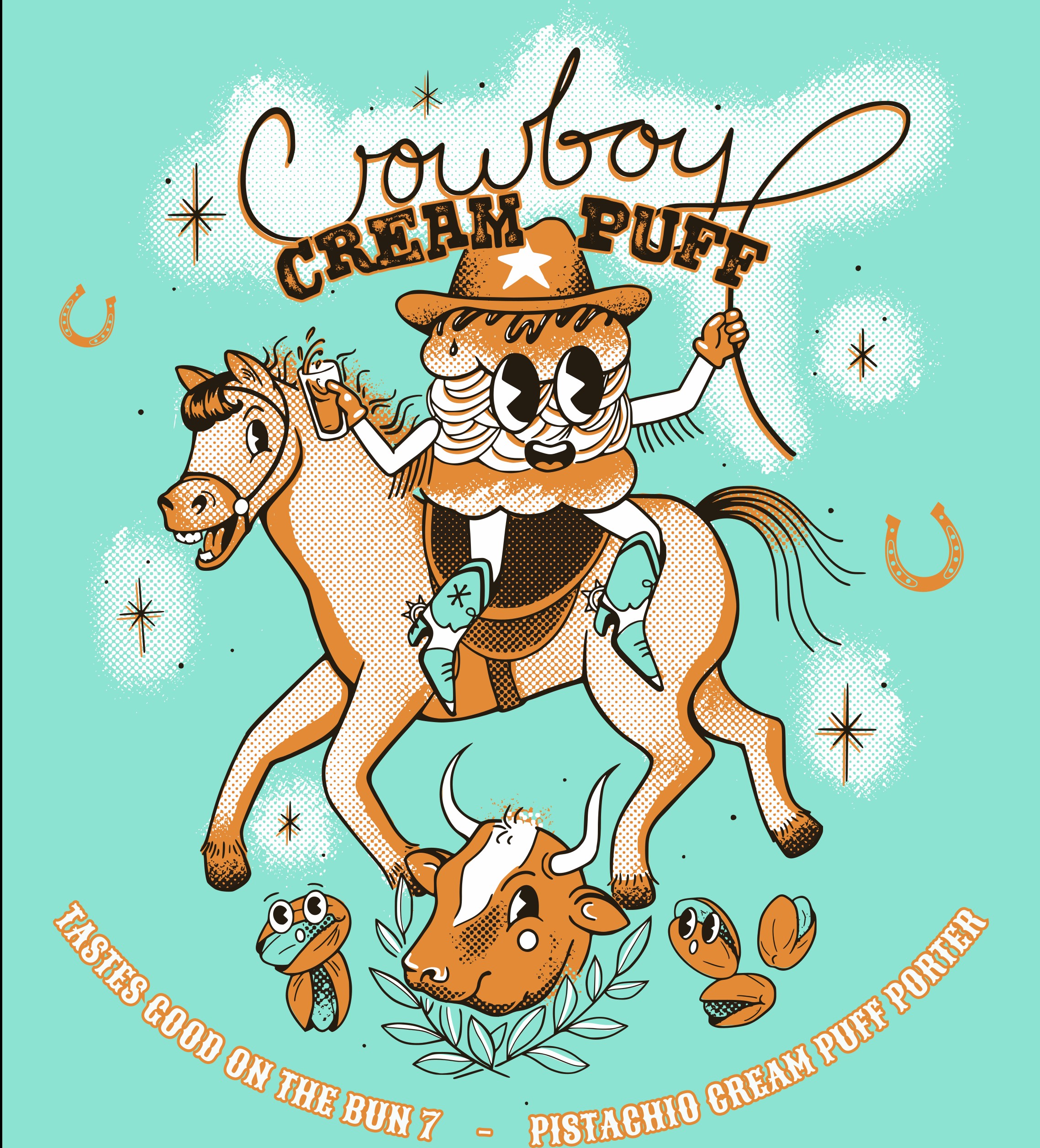 Cowboy Cream Puff