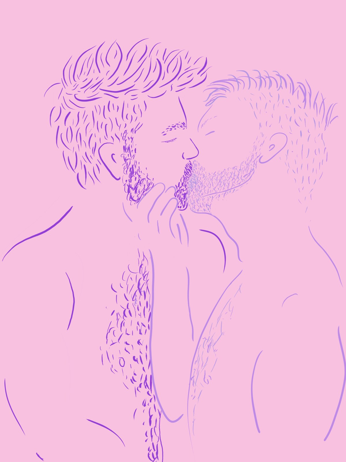 The Kiss, art by QMM