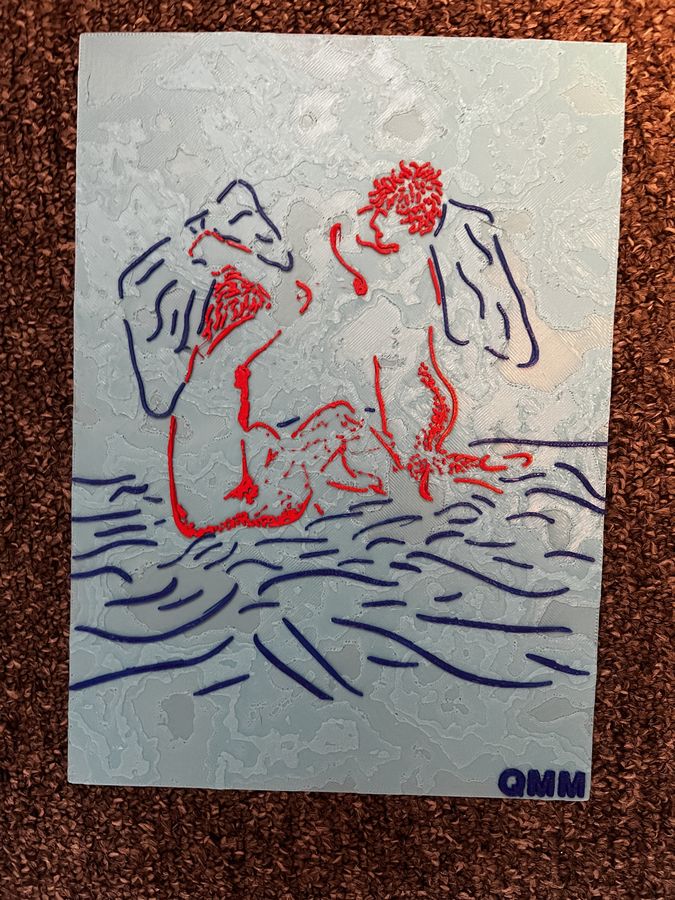 Bros Helping Bros, art by QMM