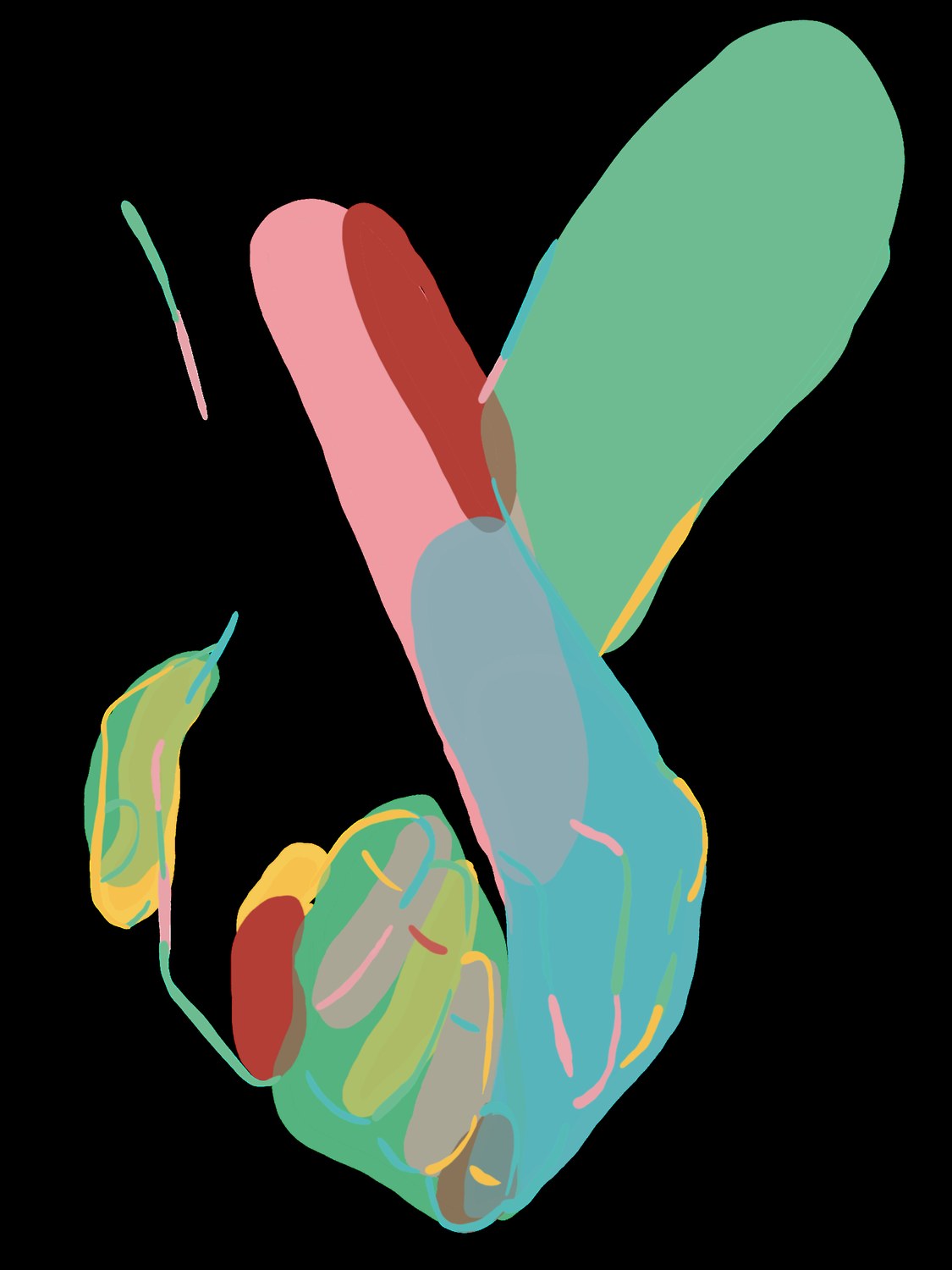 Early Q.M.M. artwork design in progress