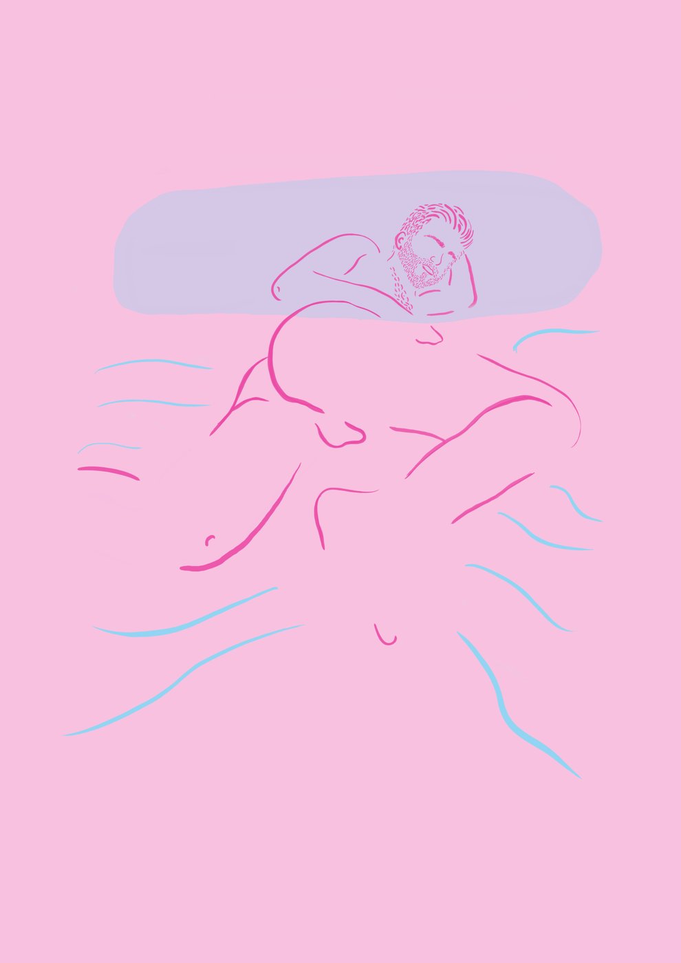 the look back, art by QMM
