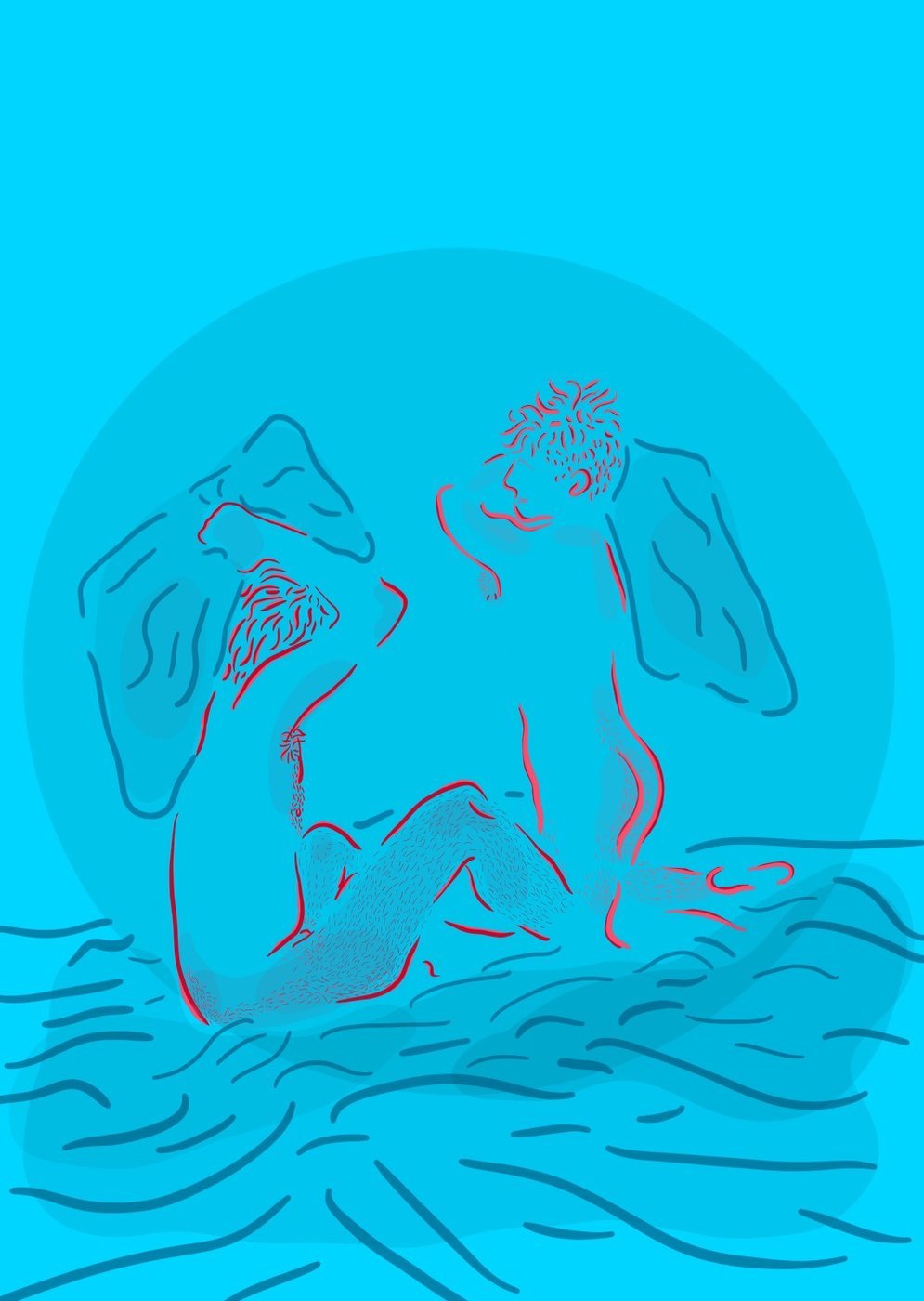 boys being boys, art by QMM