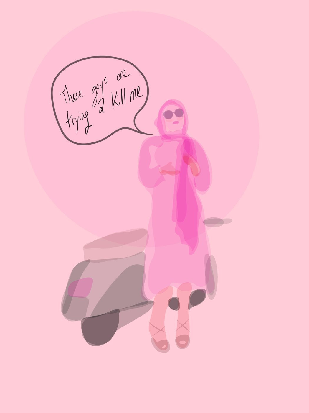 these gays, art by QMM
