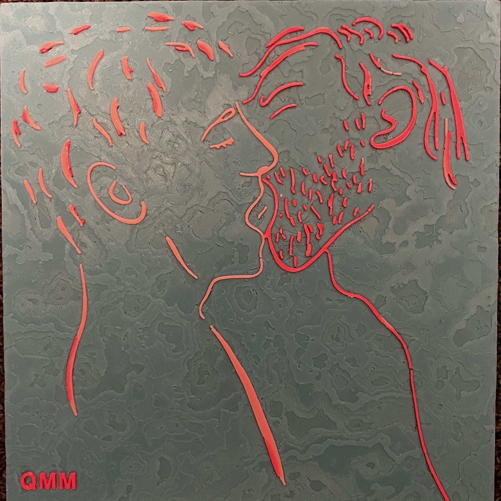 First Kiss, a 3D printed piece by Q.M.M.