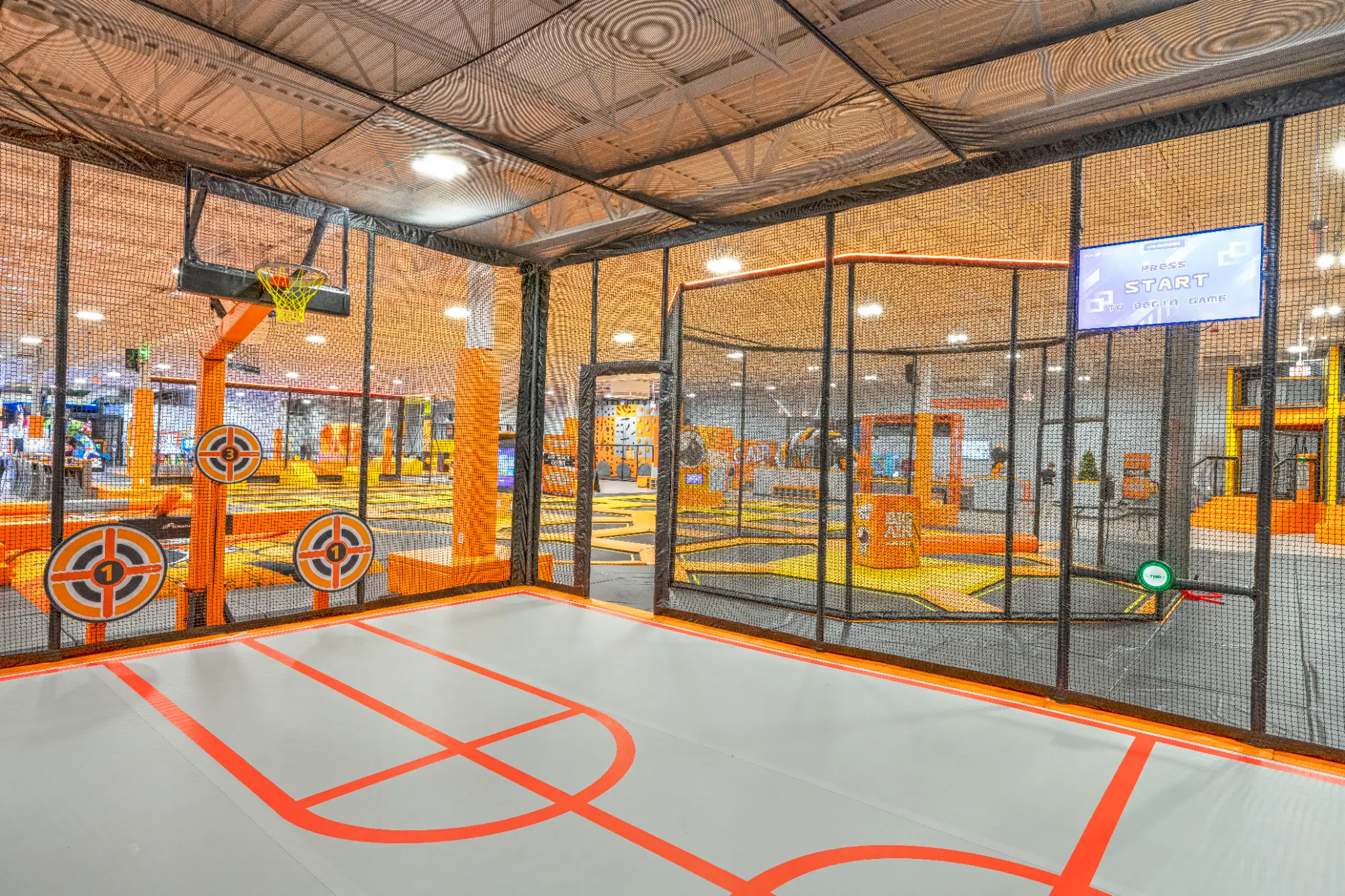 Airtrack Court at Big Air Asheville