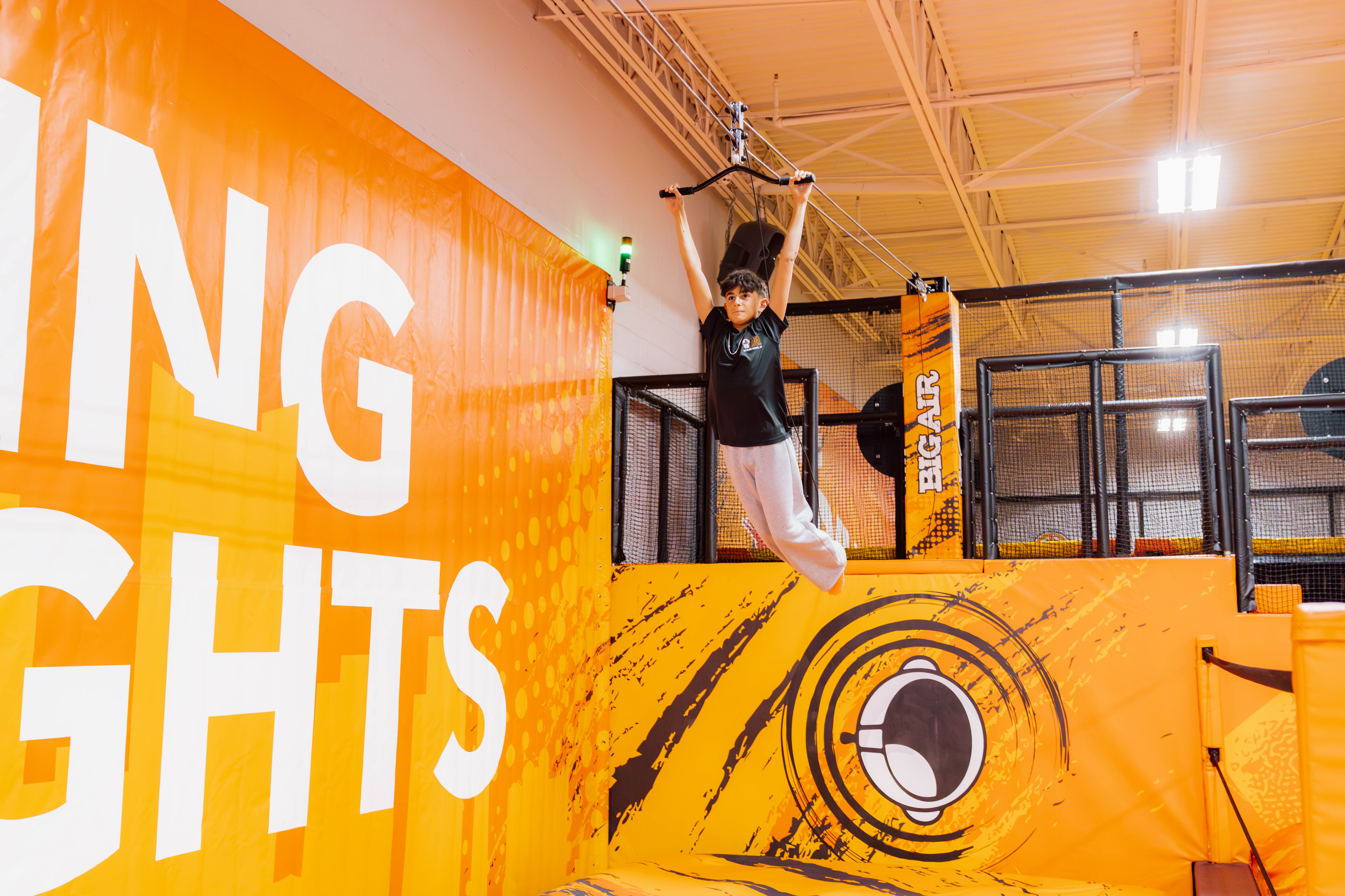 Zip Line at Big Air Sterling Heights