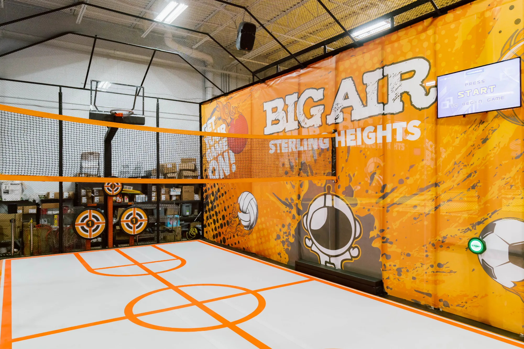 Airtrack Court at Big Air Sterling Heights