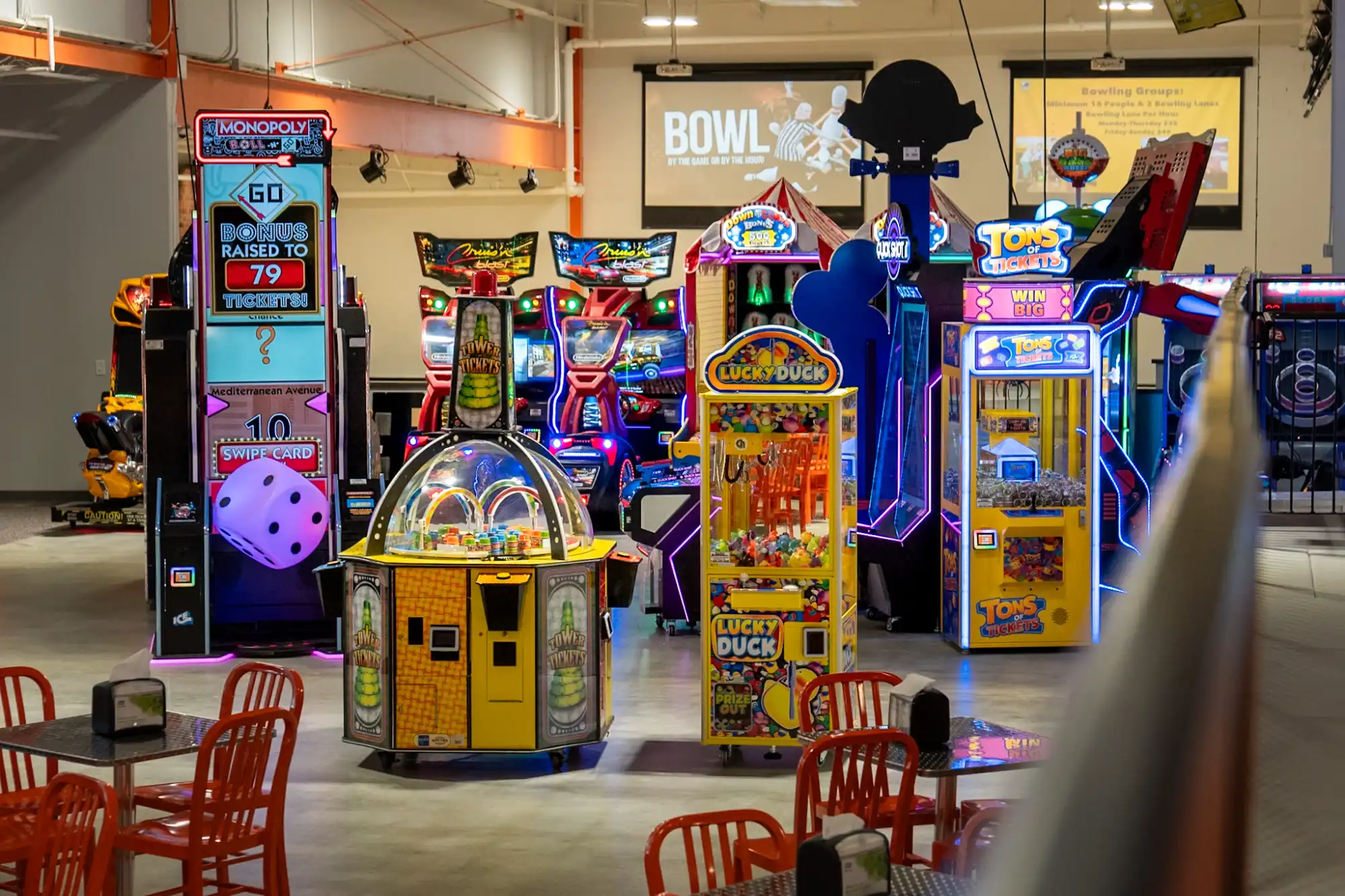 Arcade at Big Air Del Rio
