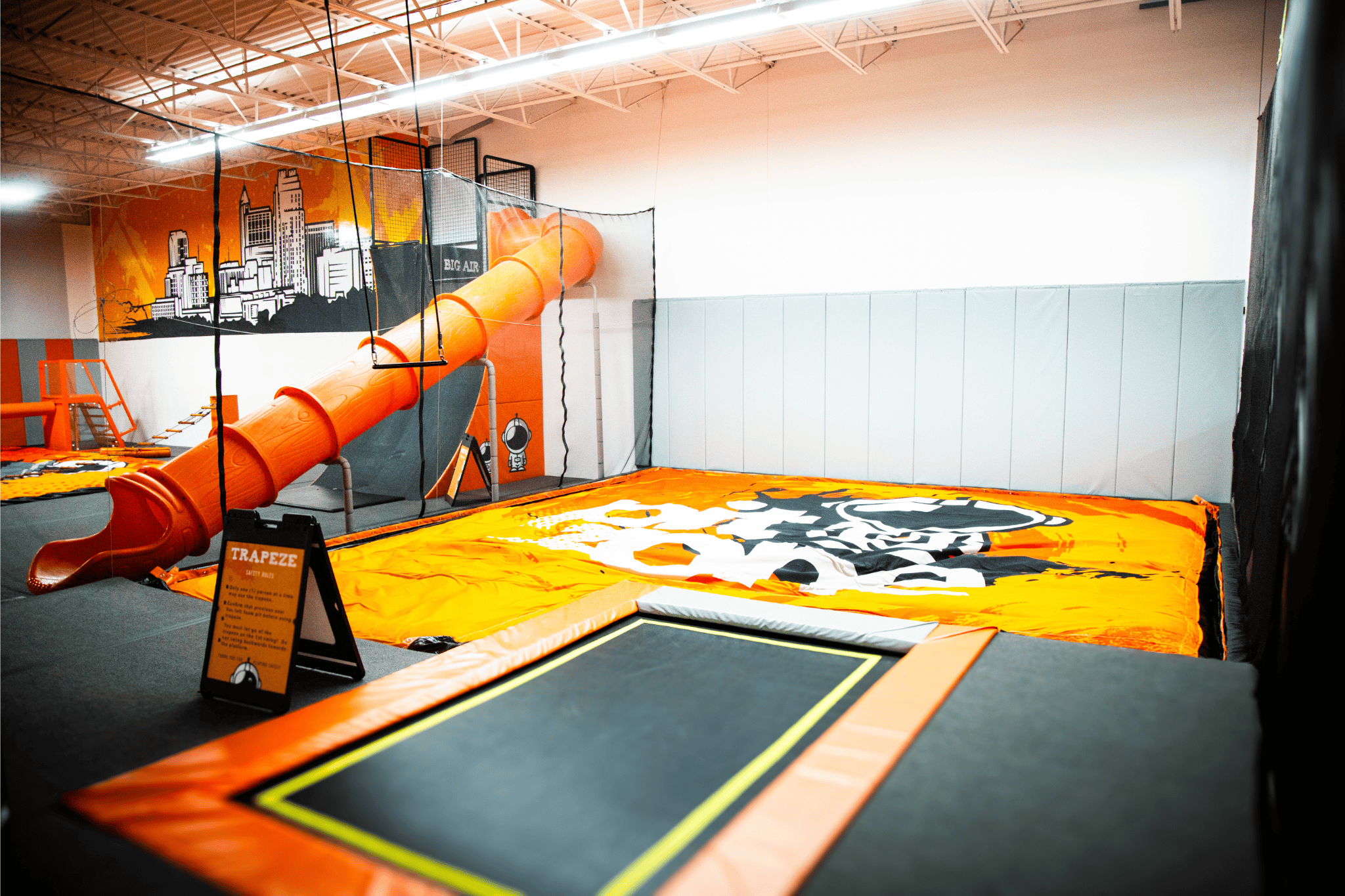 Trapeze at Big Air Raleigh