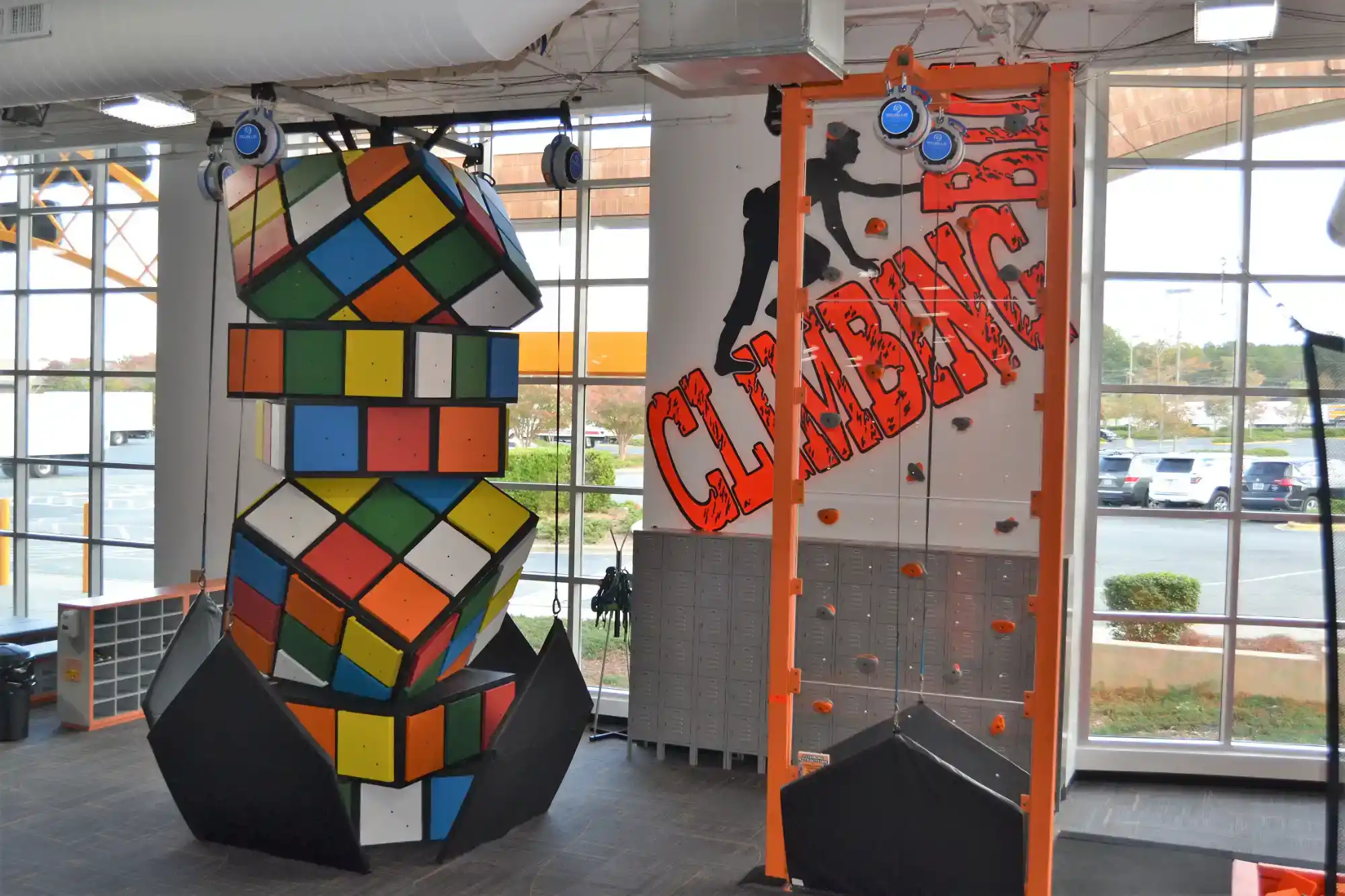 Harnessed Climb at Big Air Charlotte