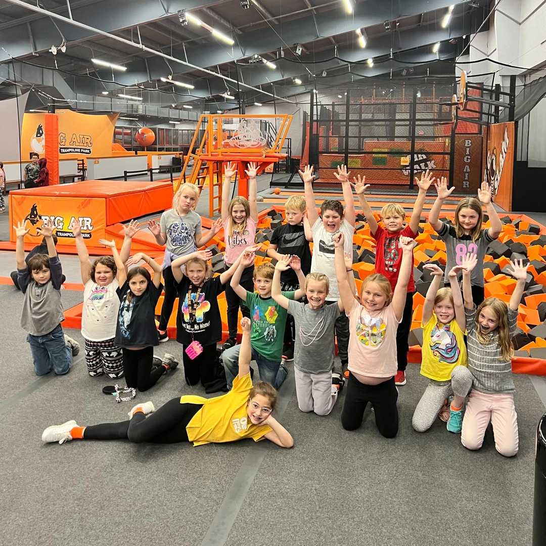 Kids celebrating at WePlay at Big Air Trampoline Park