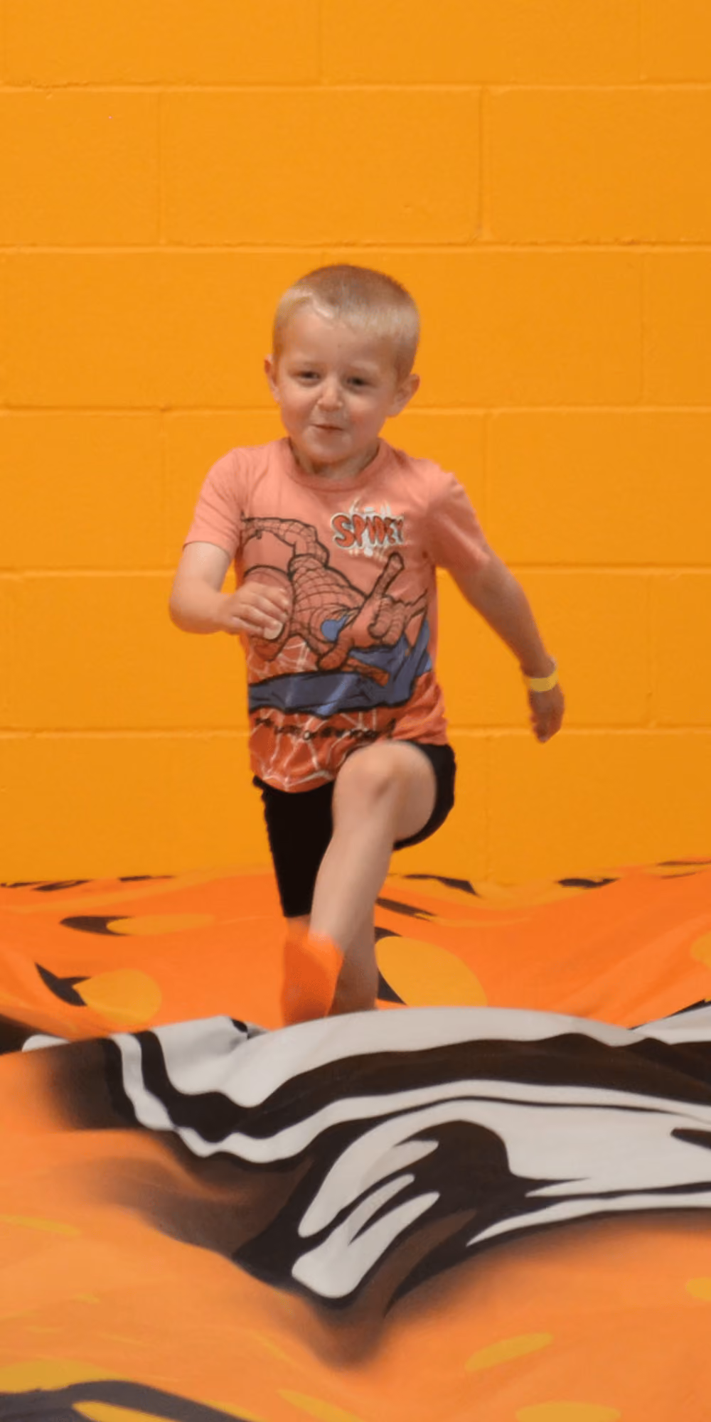 Toddler Time session at Big Air Trampoline Park