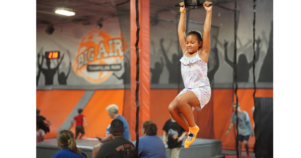 Big Air Spartanburg hanging bar obstacle