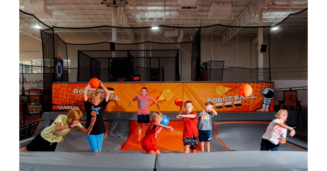 Big Air Columbus dodgeball court