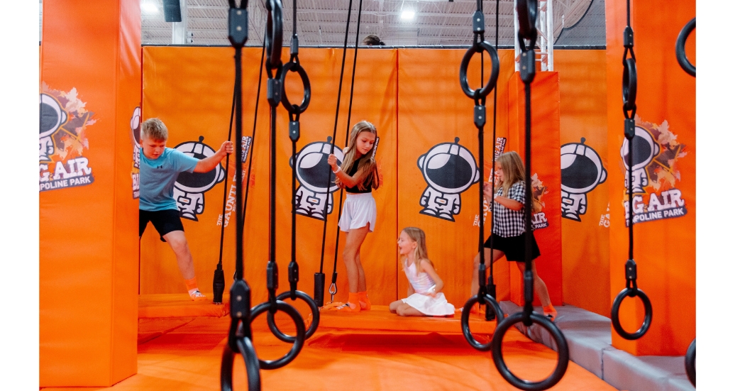 Big Air Columbus rings obstacle course