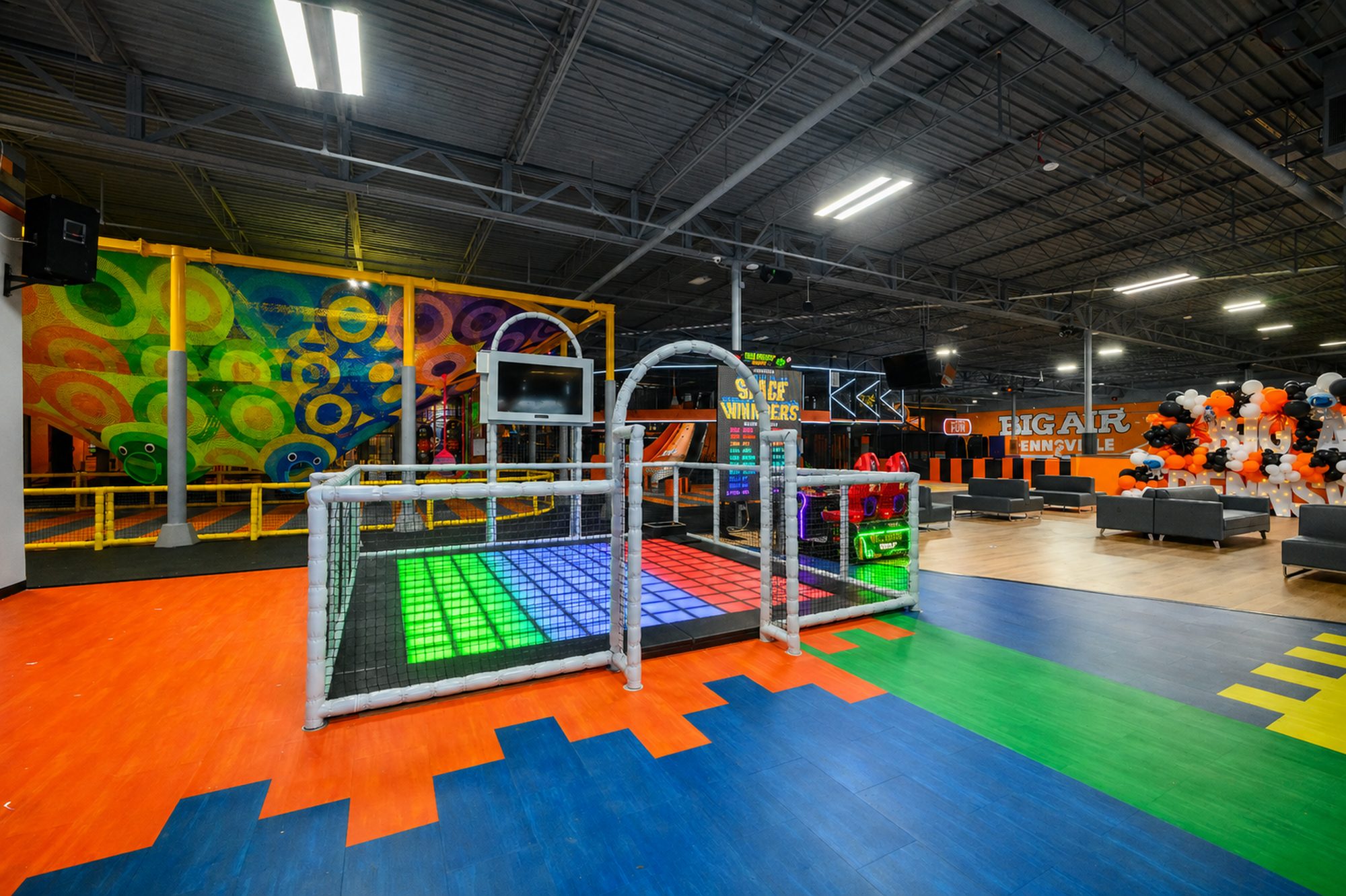 Big Air Pennsville LED Squares