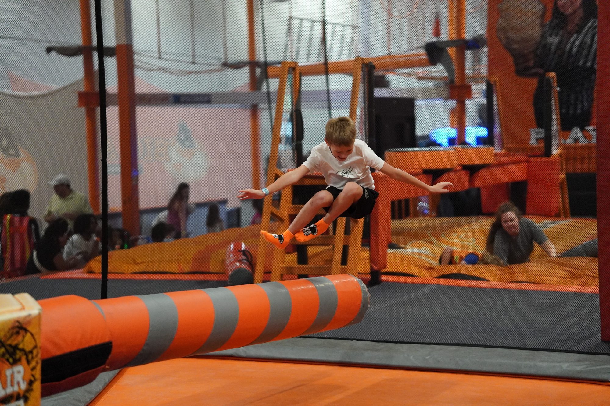 Big Air Panama City Beach rolling log obstacle