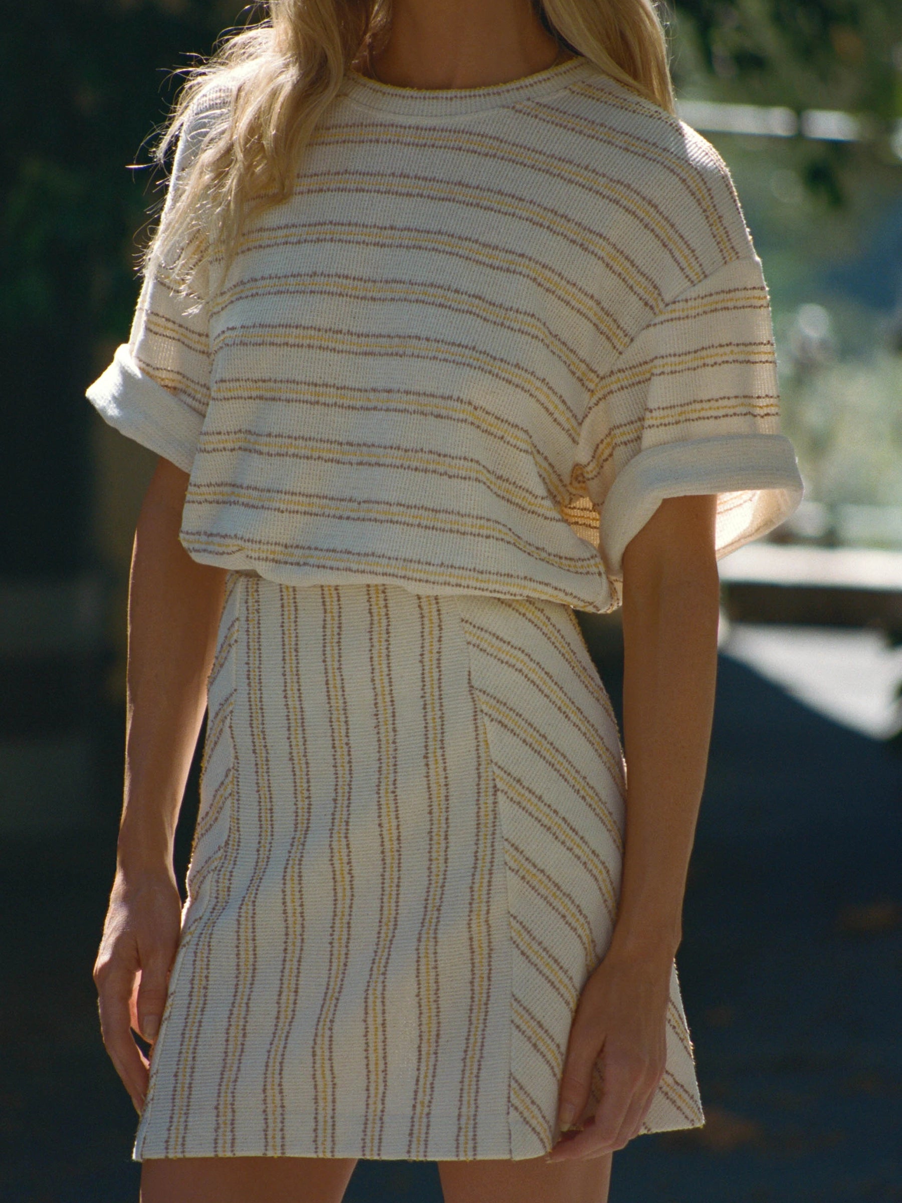 Tri Stripe Knit Shirt