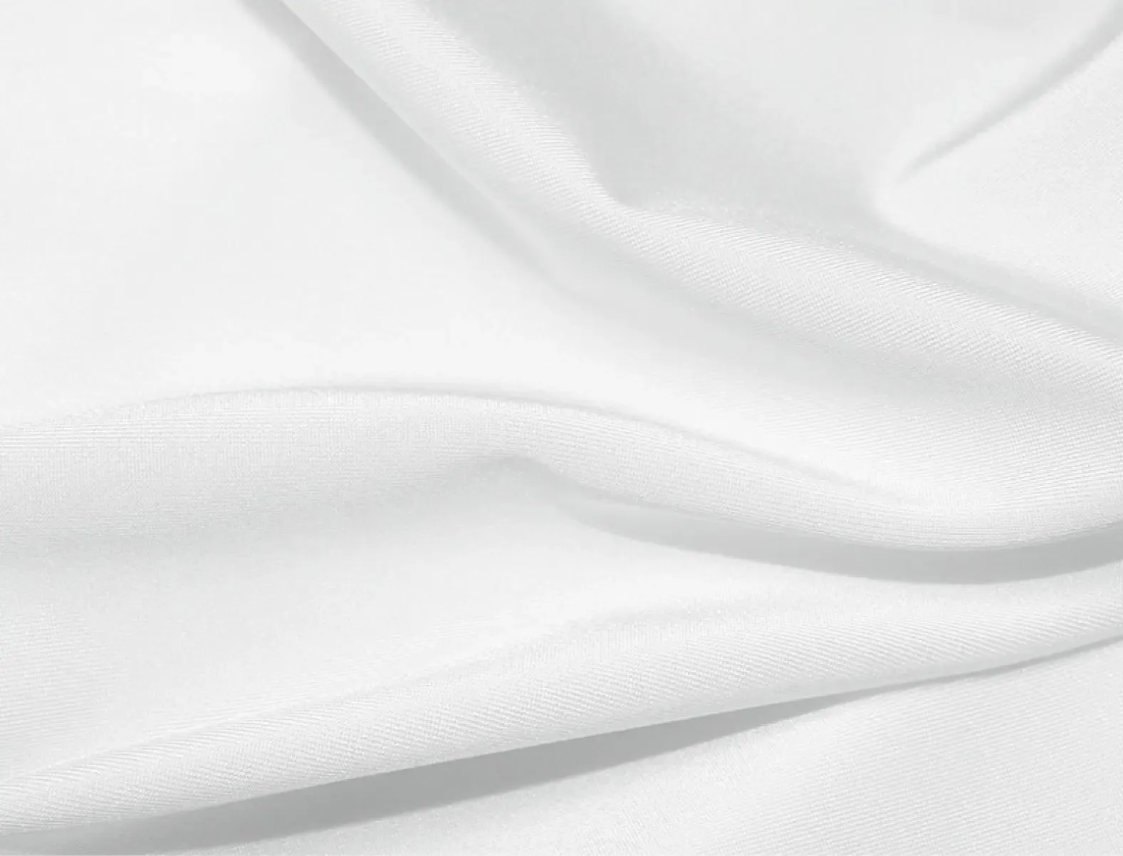 White fabric folded over itself