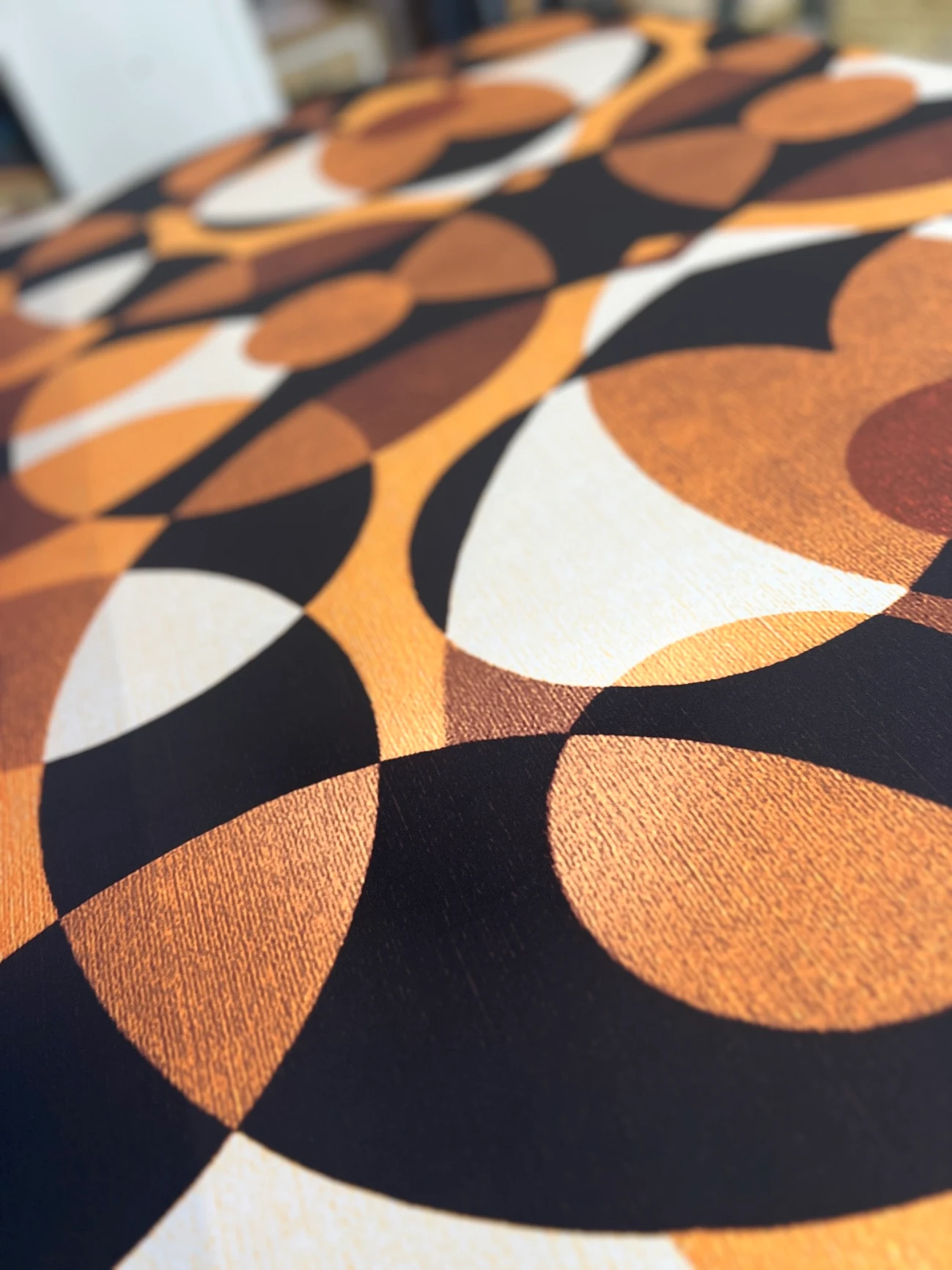 Custom printed fabric for Jules Hunt