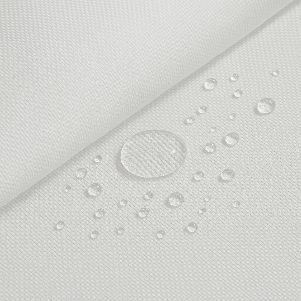Zircon fabric with a bead of water on top