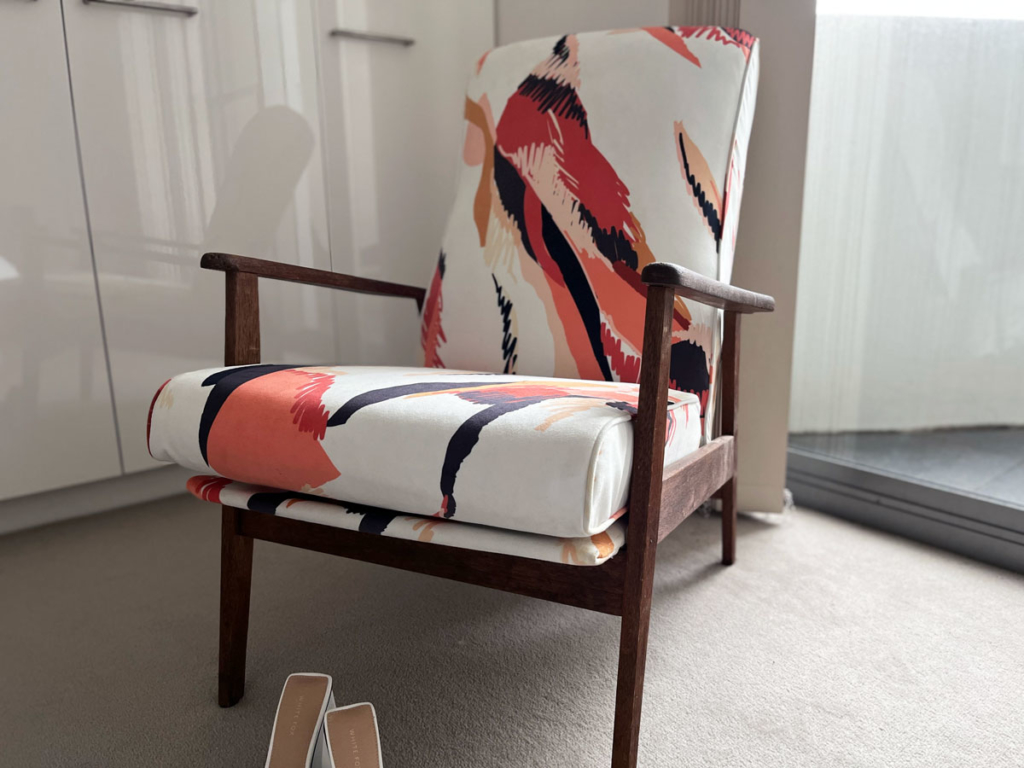 Antony Custom Printed Mid Century Armchair