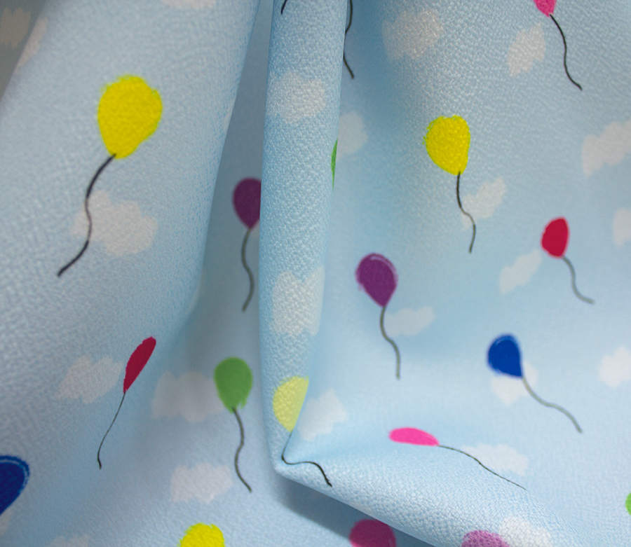 Balloon Escape Print - Mereton Textiles Sublimation Printing