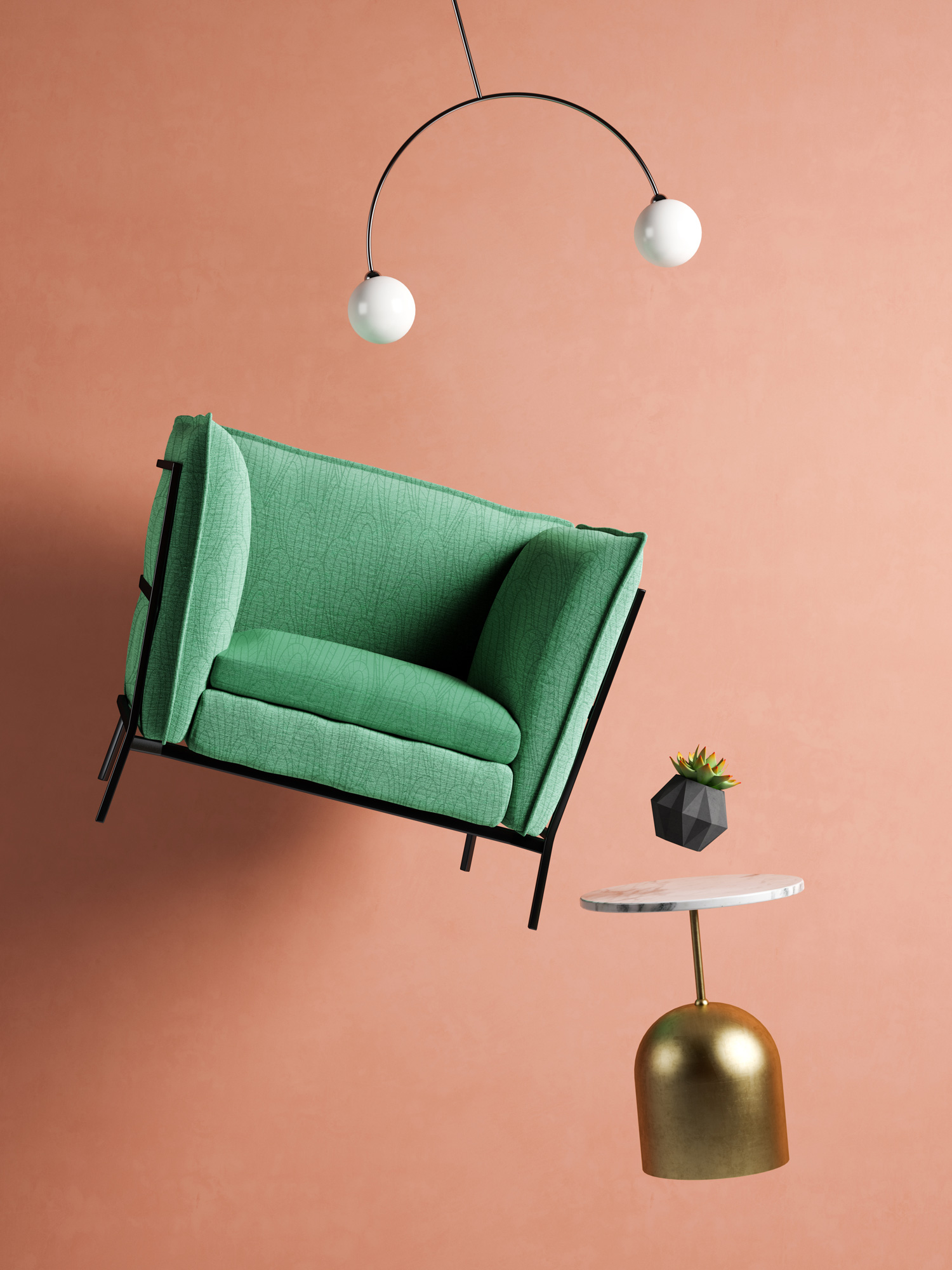 Tulum Leaf Motif Design | Mereton Textiles