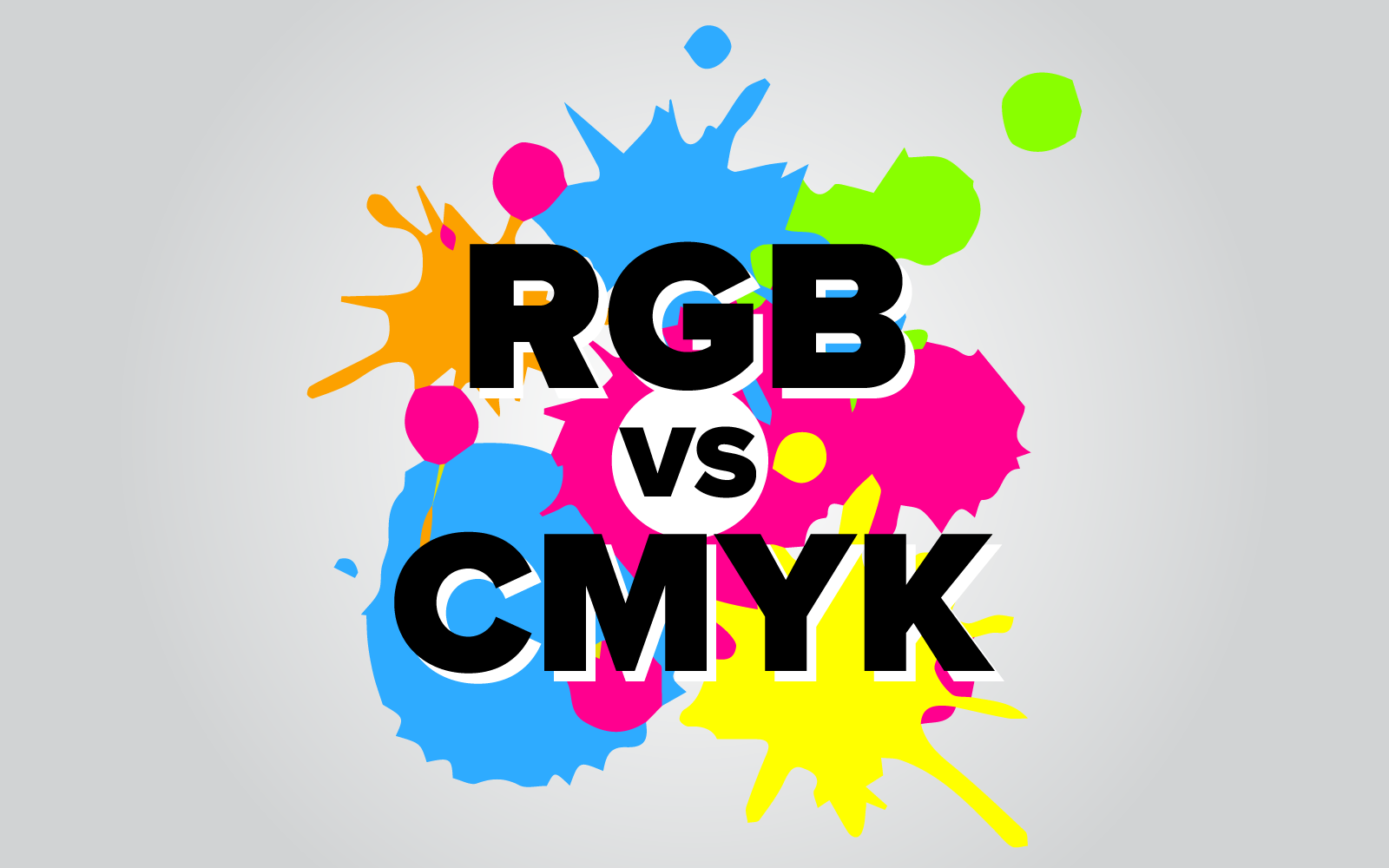 RGB or CMYK - What is the difference? When should you use them?
