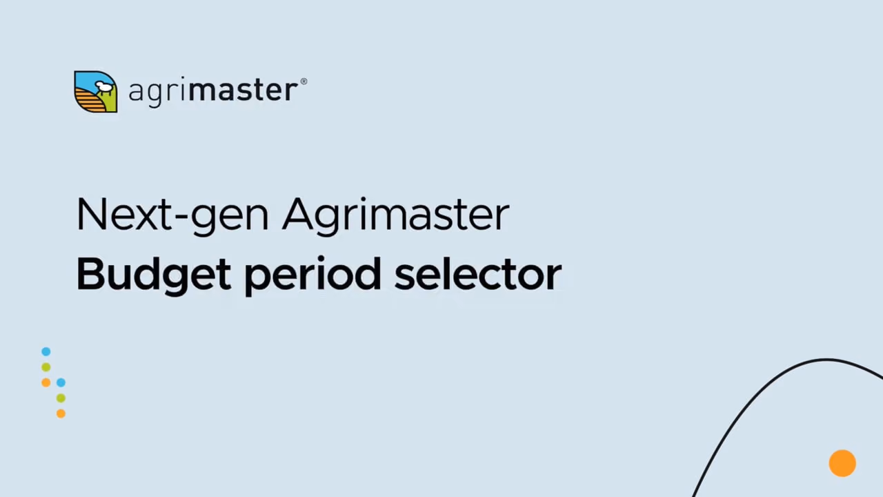 Budget Period Selector video