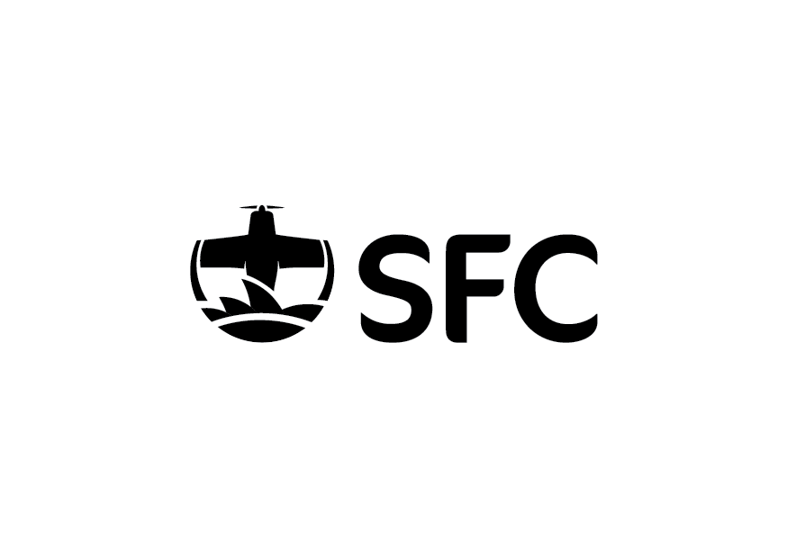 Black SFC Logo on white background