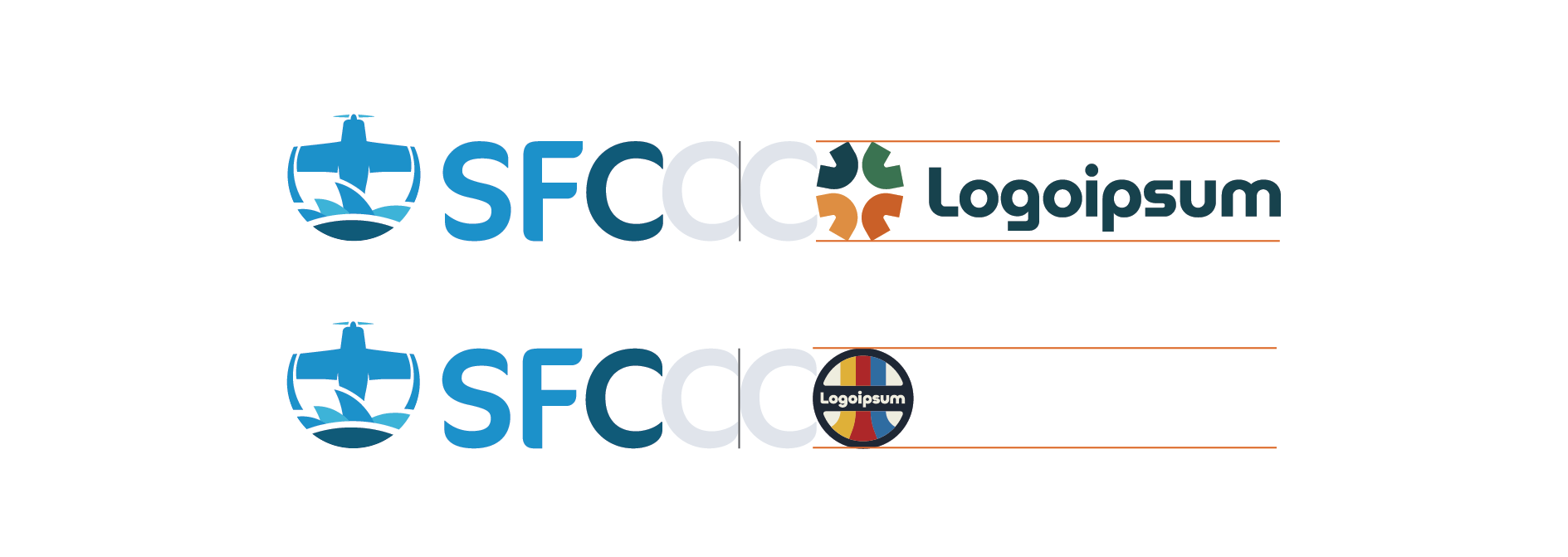 SFC logo with Logoipsum placeholder logo