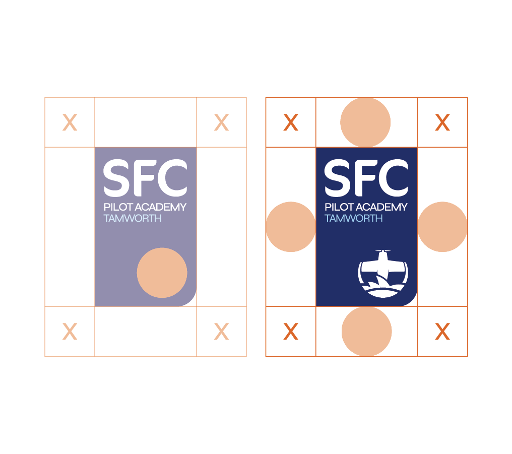 SFC Pilot Academy Tamworth Logo Layout