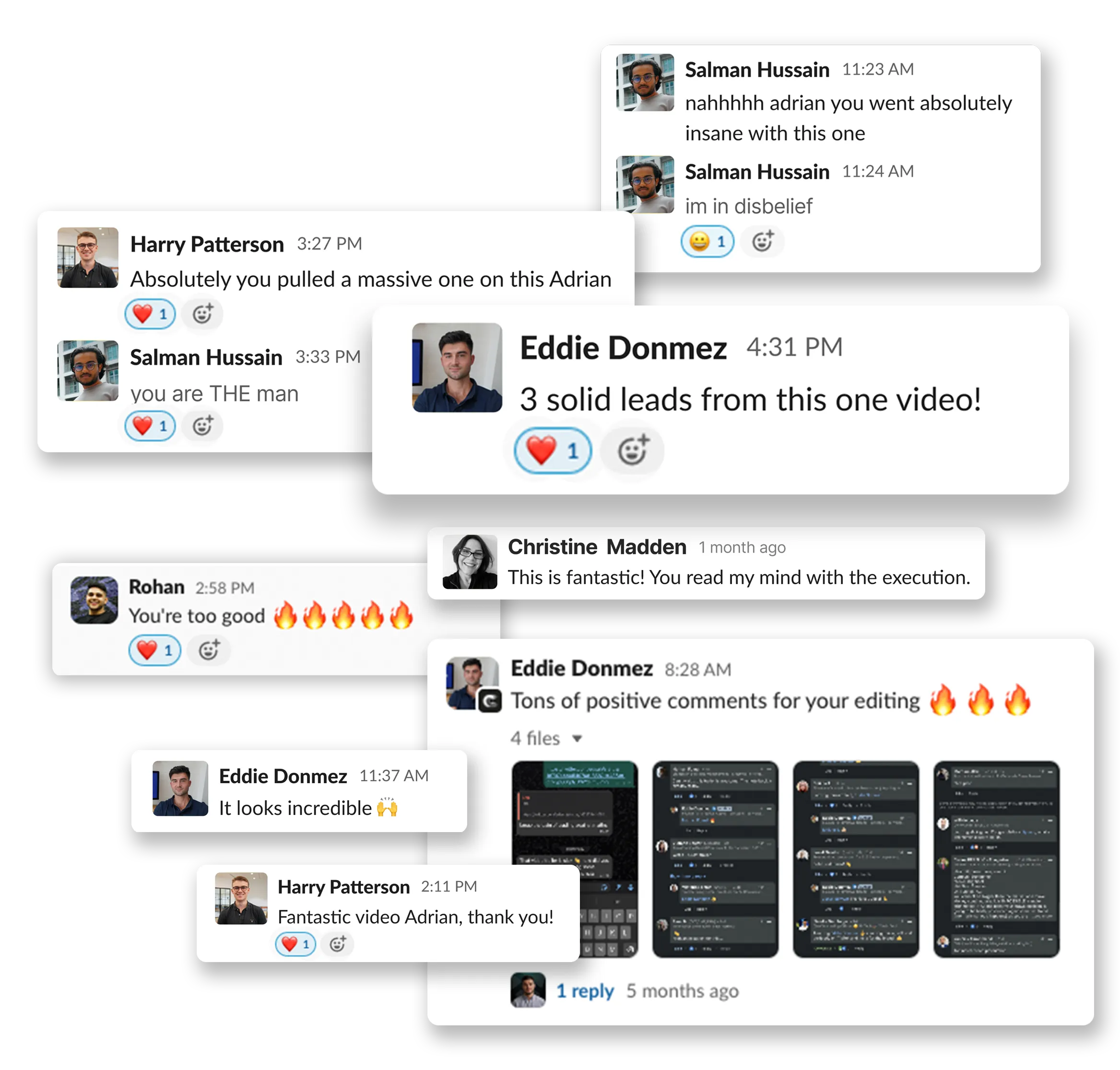 testimonials slack