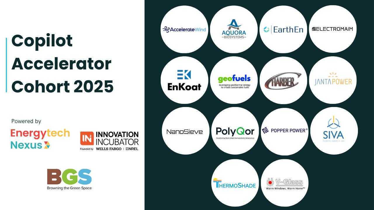 Energytech Nexus Announces Inaugural COPILOT Cohort to Accelerate Energy Access and Resilience Pilot Demostrations Across the Gulf Coast