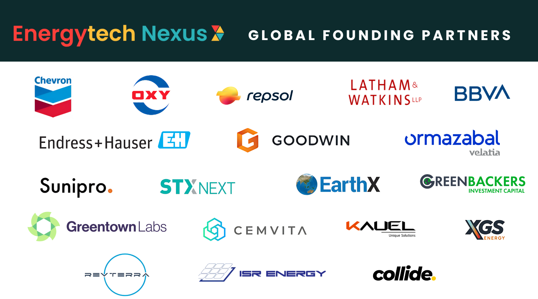 Energytech Nexus Announces Global Founding Partners during Houston Energy and Climate Week’s Pilotathon