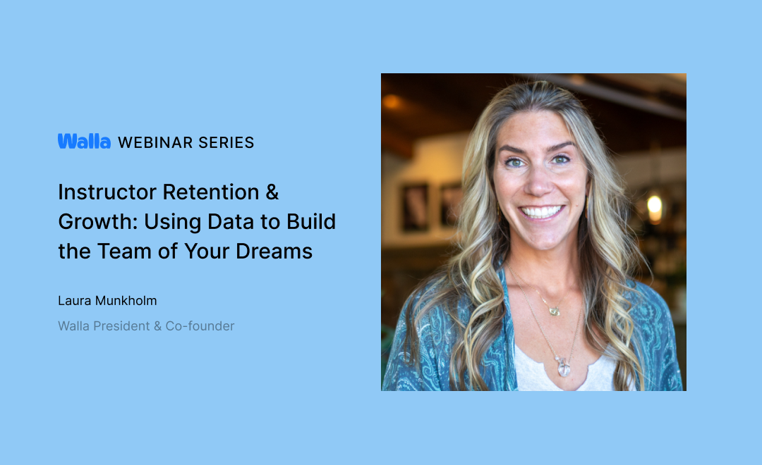 Instructor Retention & Growth: Using Data to Build the Team of Your Dreams