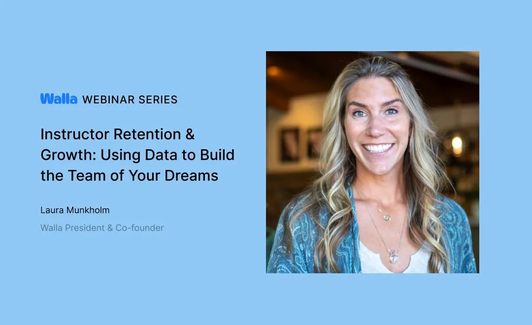 Instructor Retention & Growth: Using Data to Build the Team of Your Dreams