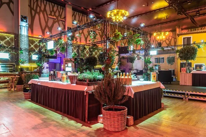 Säle und Räume der Data-Analytics-Konferenz World of Data am Nockherberg