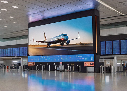 Transportation Welcome Wall Airport LED video display