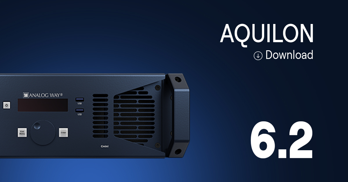 Aquilon Firmware 6.2 available for download