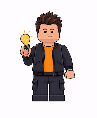 Illustration einer Person auf der Suche nach schnellen Marketing-Hacks