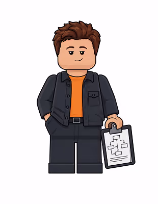 Illustration einer Person, die keine aktive Umsetzung im Marketing anstrebt