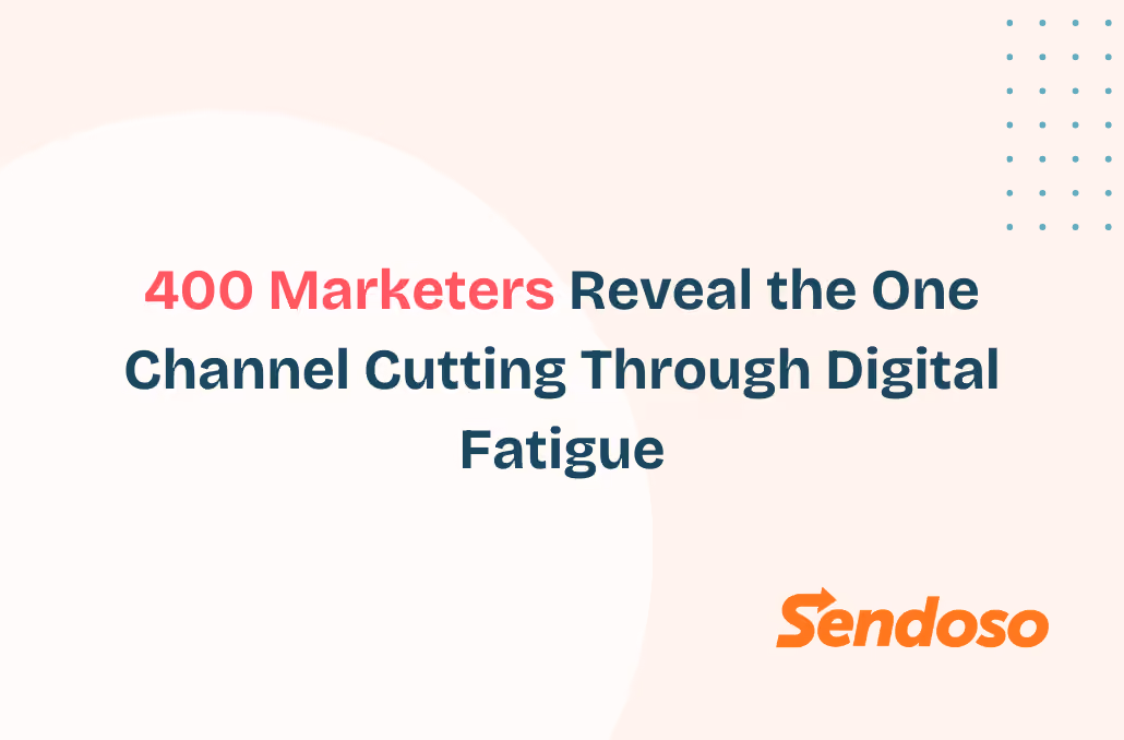 400 Marketers Reveal the One Channel Cutting Through Digital Fatigue