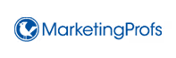 Marketing Profs logo with blue stylized text and a pen icon integrated into the letter M.