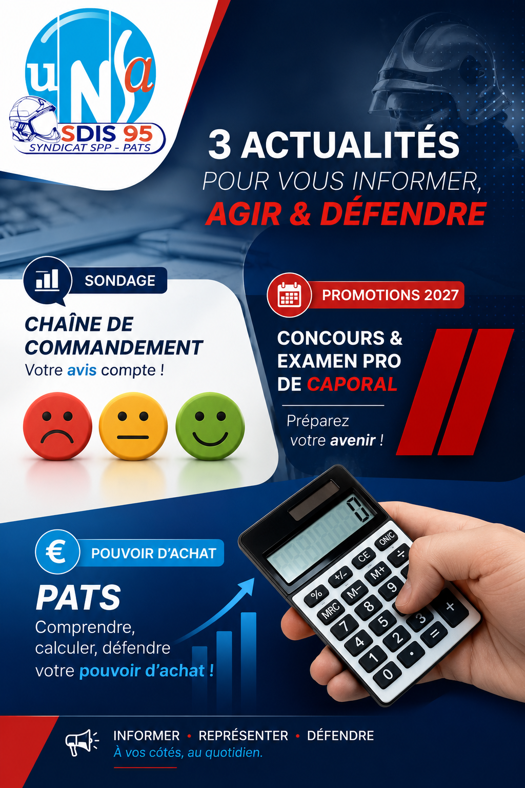 Chaine de commandement, devenir caporal et pouvoir d'achat des PATS