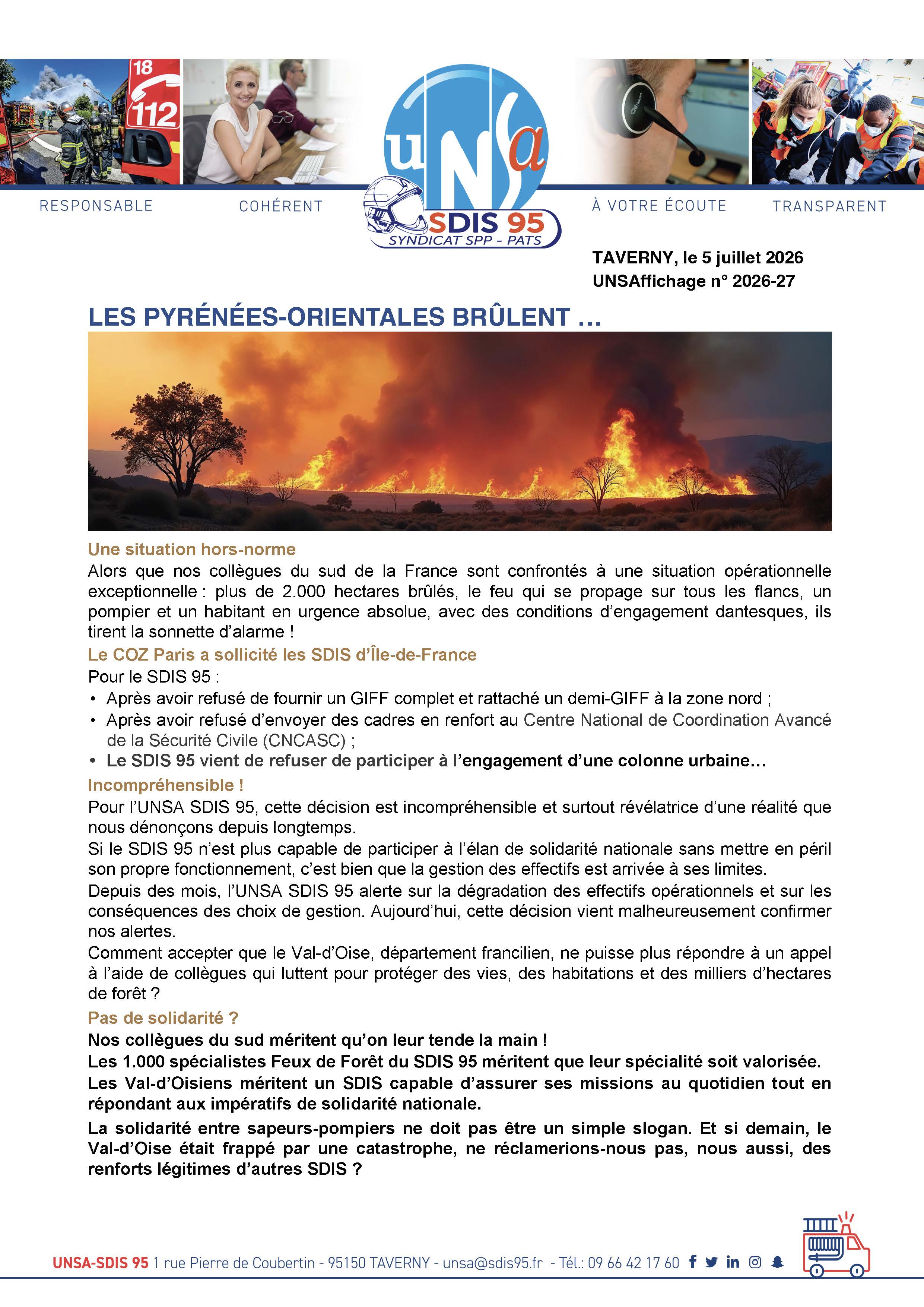 Les Pyrénées-Orientales brulent...
