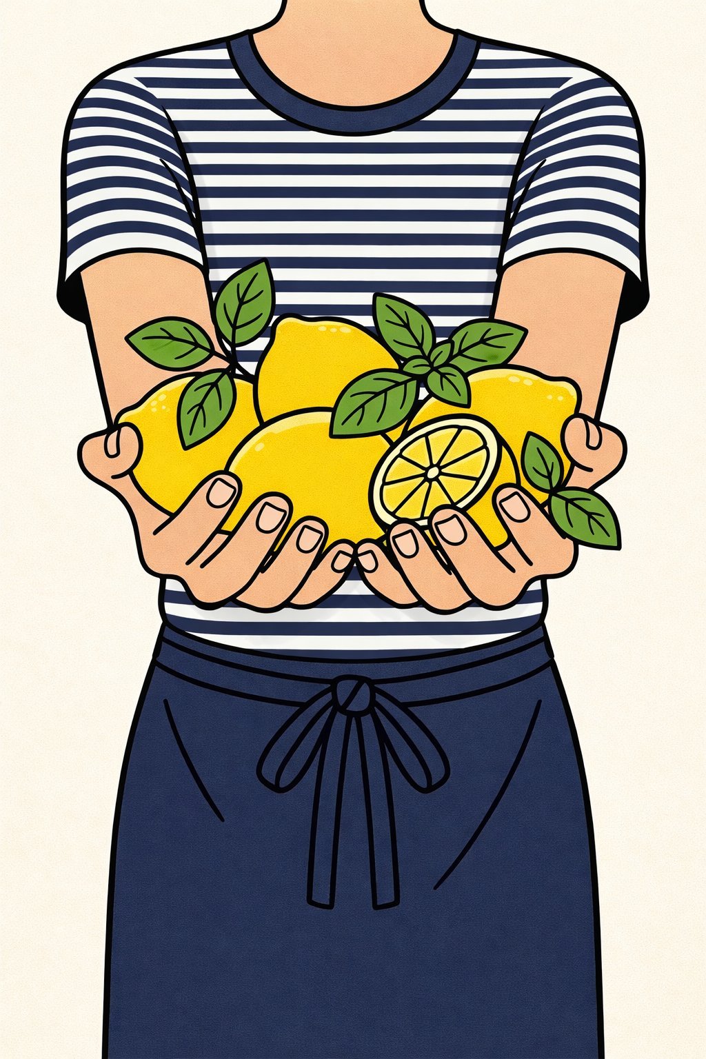 Illustration Marcel en cuisine