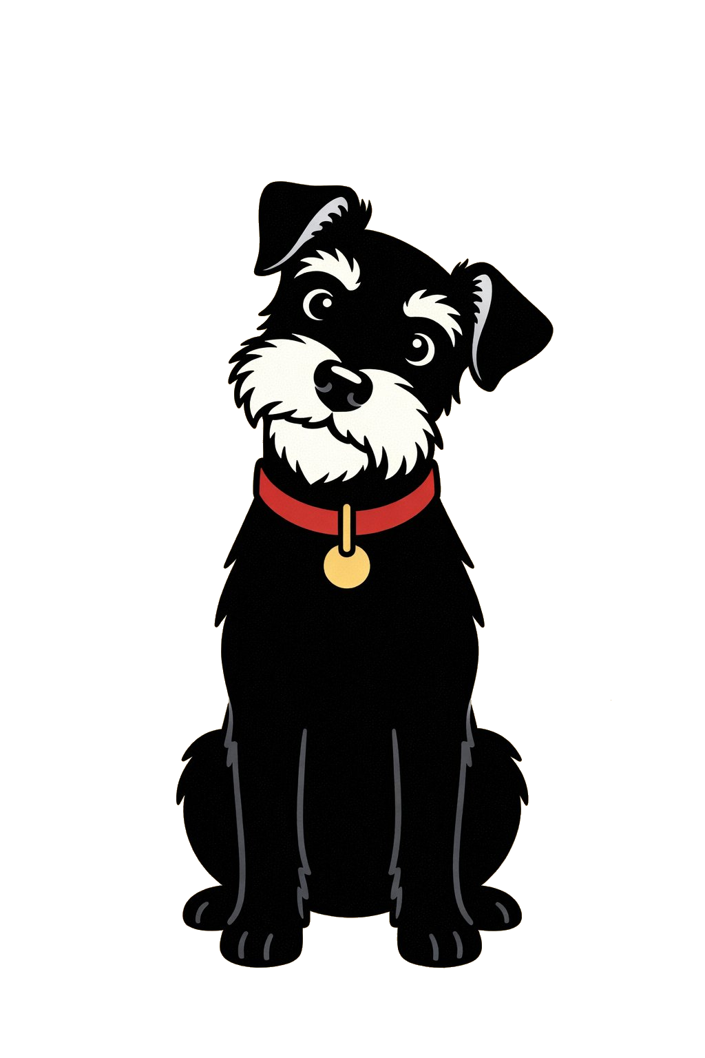 Ursula, la schnauzer de Marcel — illustration Marcel Cuisine