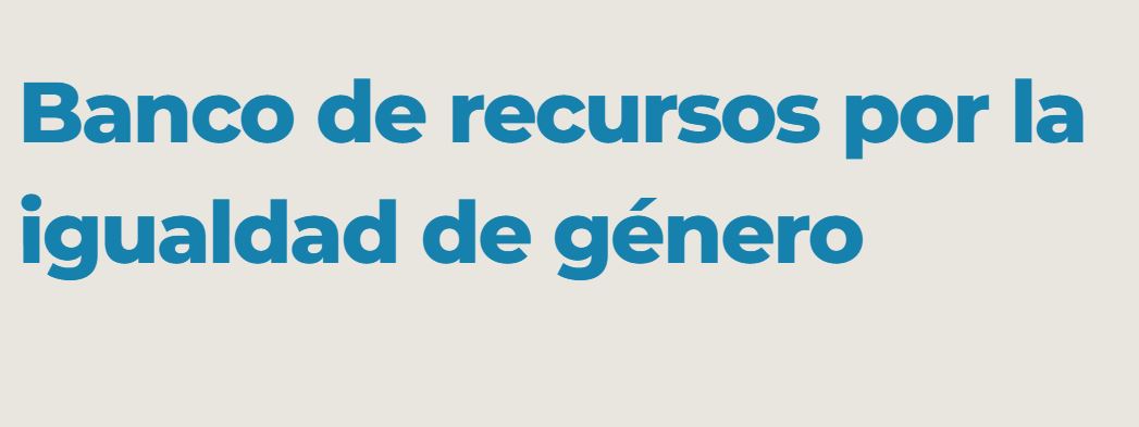 Imagen o logo de Banco de recursos por la igualdad de género